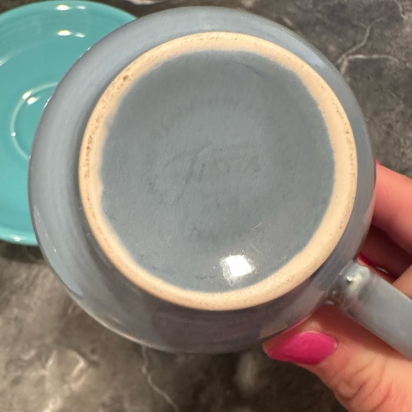 Fiesta (firstaware) teacups and saucers - Picture 3 of 8